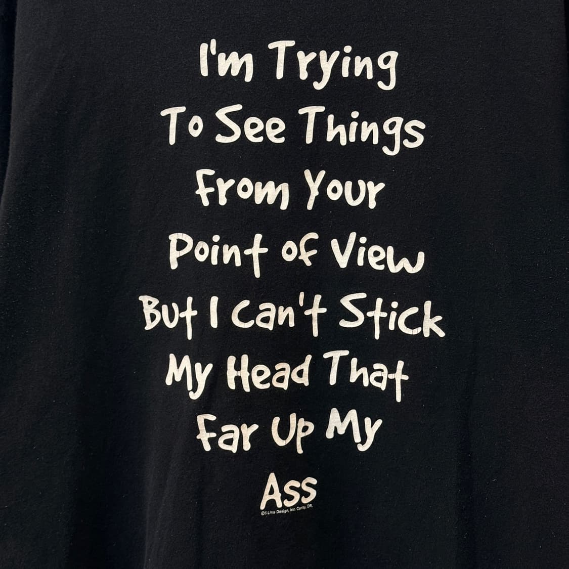 미국빈티지 패러디 메세지 티셔츠 M L 상품이미지1