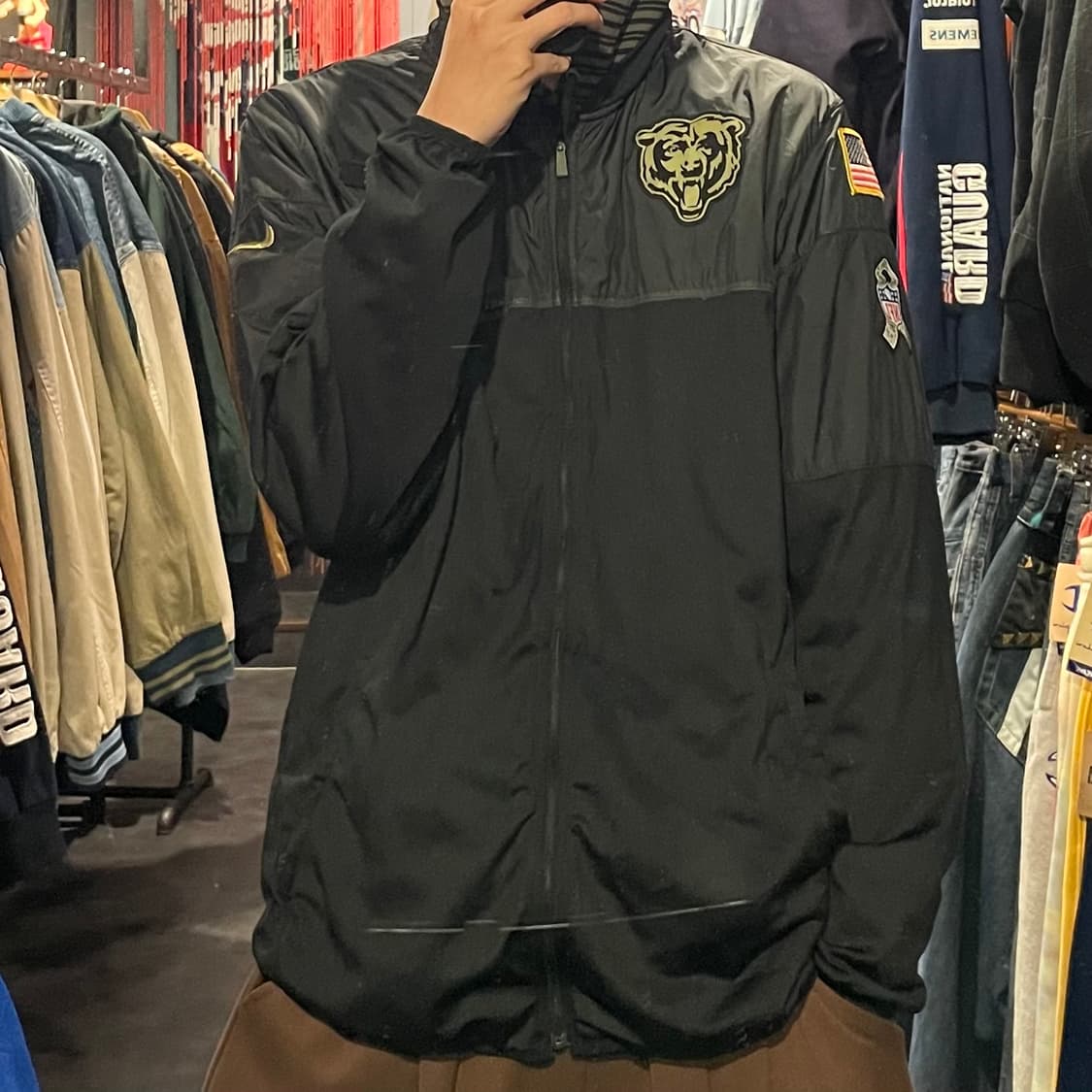 [IM] 나이키 NFL 시카고베어스 온필드 바람막이 상품이미지4