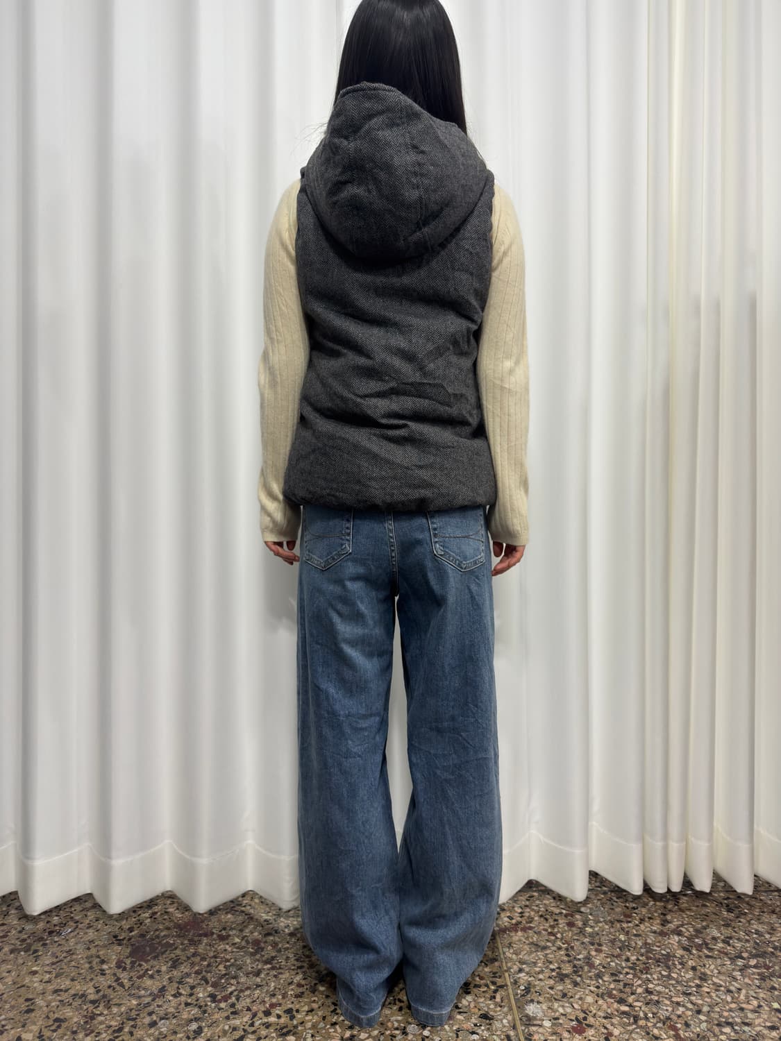 beams heart hood vest padding 상품이미지7