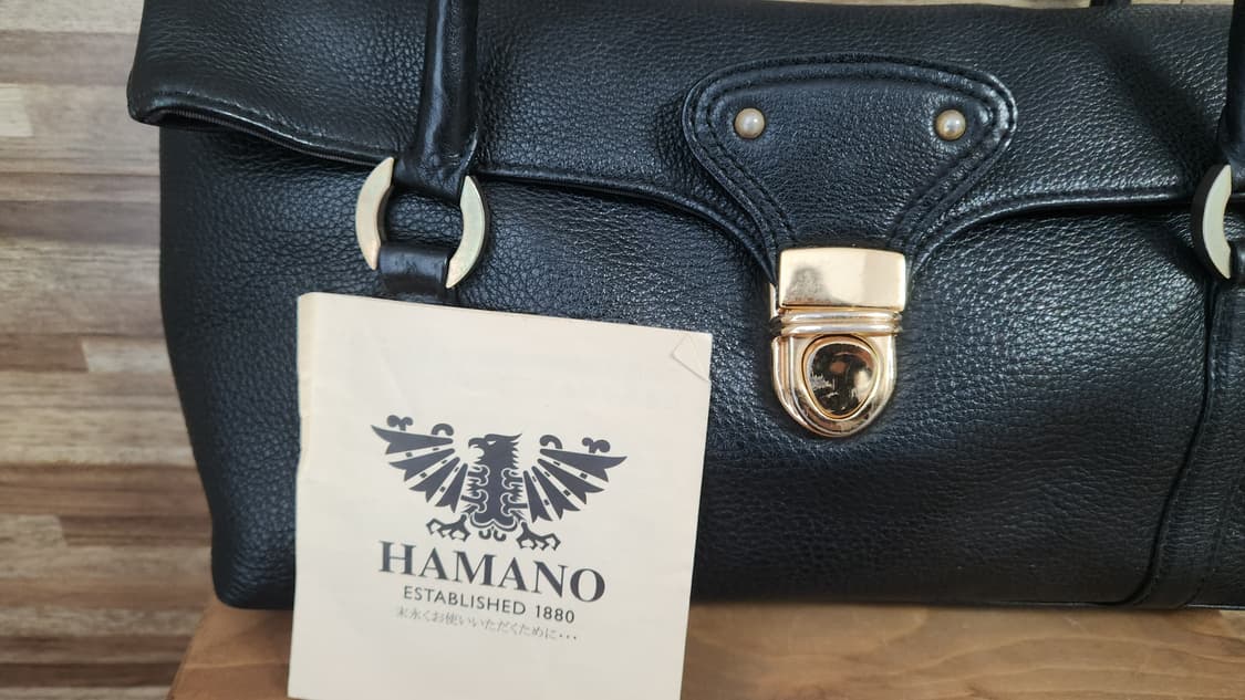 하마노 HAMANO 소프트 가죽 플로럴 백 상품이미지2