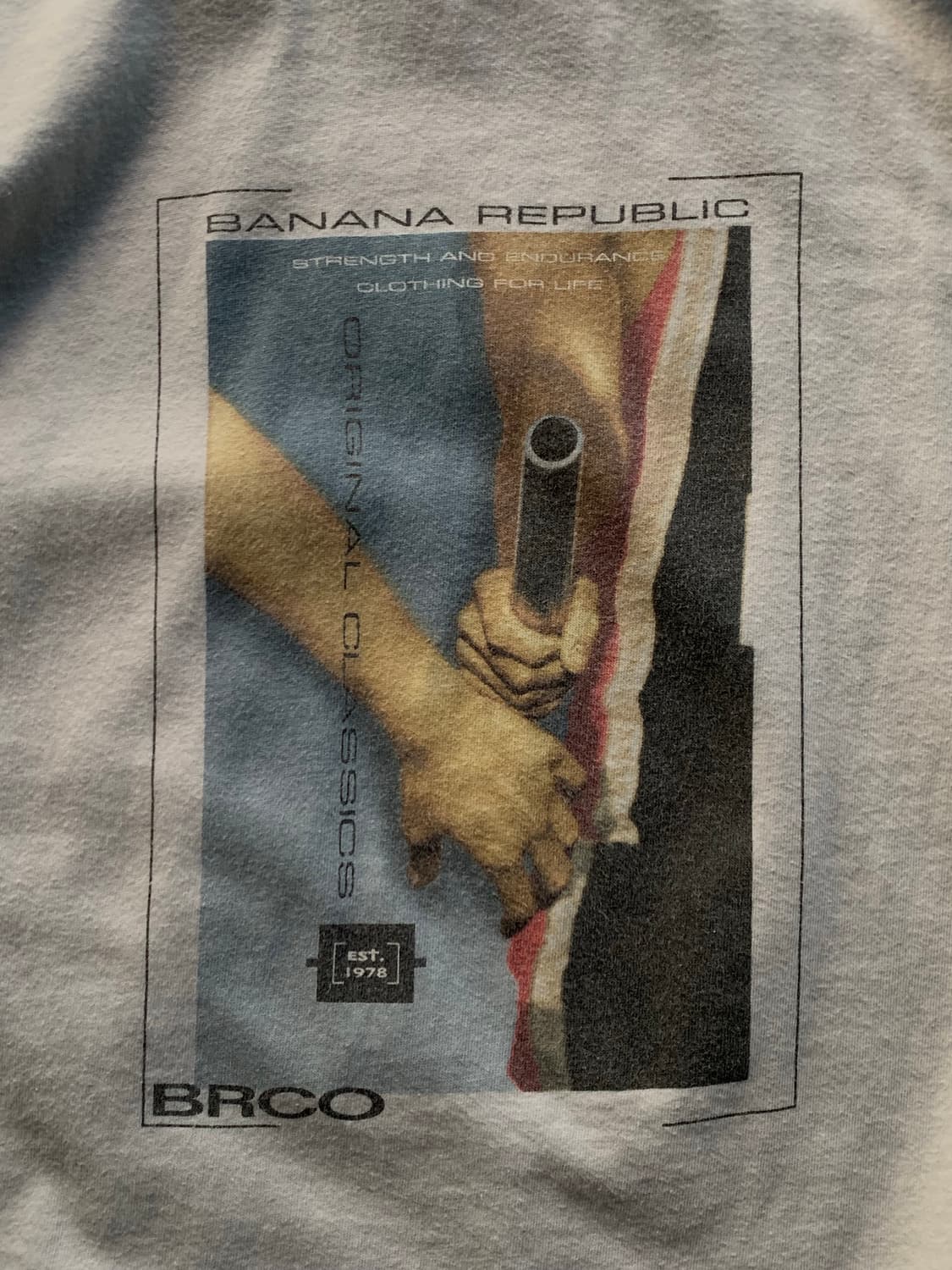 90s 바나나 리퍼블릭 포켓 티셔츠 오리지널 클래식 상품이미지3