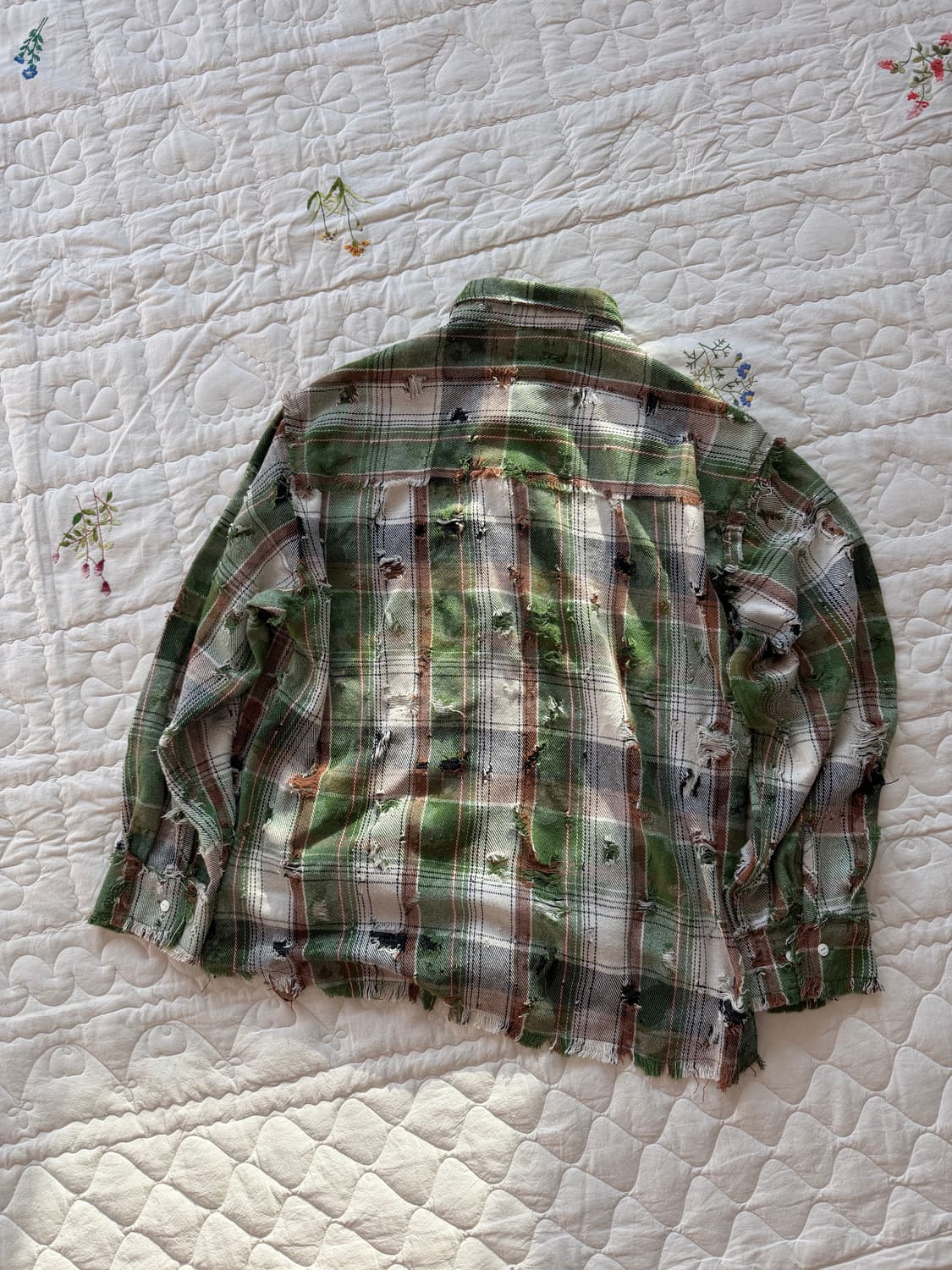 당케숀 일본매장신상 디스트레스 셔츠자켓 (해외에서도 라스트피스‼️) 상품이미지4