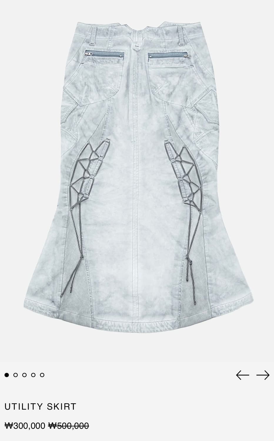 aesynctx 에이시네틱스 UTILITY SKIRT s 상품이미지1