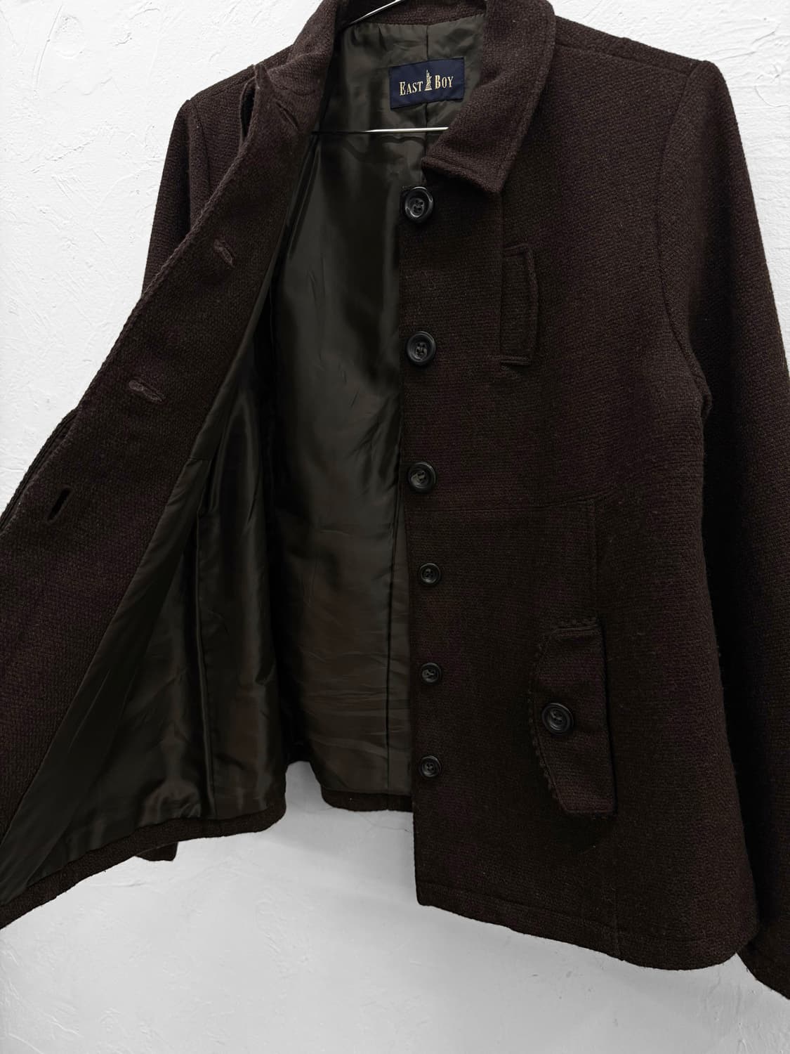 east boy 버튼 울 자켓 상품이미지4