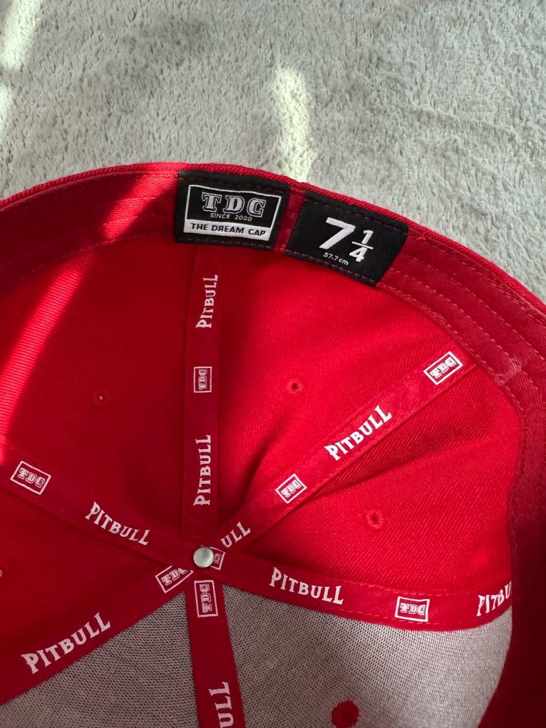 YVL 볼캡 레드 714 사이즈 상품이미지2