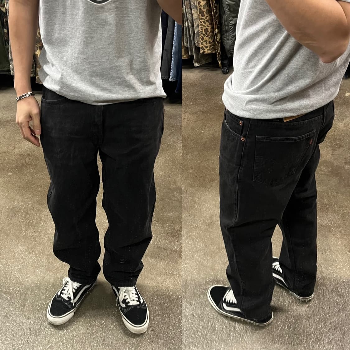 90s 리바이스550 블랙진 (31“) 상품이미지6