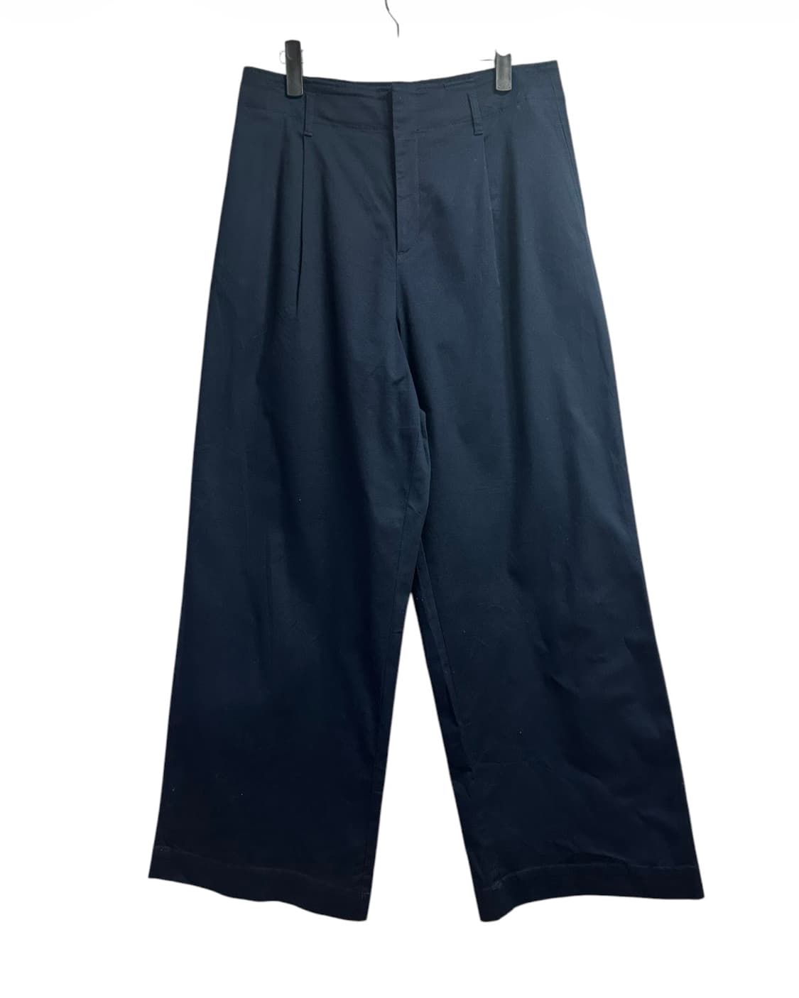 유니클로 JAPAN 핀턱 와이드 치노팬츠 네이비 31size 상품이미지1