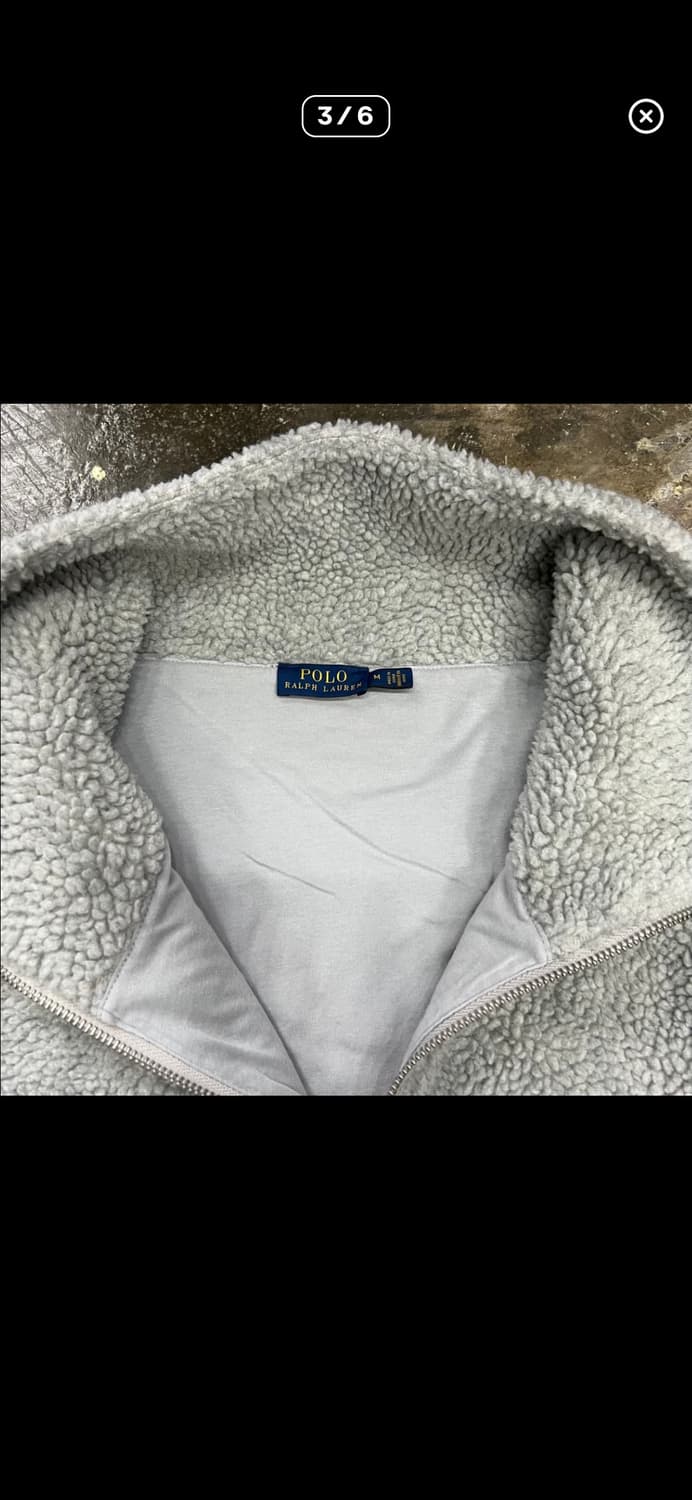 폴로랄프로렌 뽀글이 하프집 후리스 점퍼 m 상품이미지3