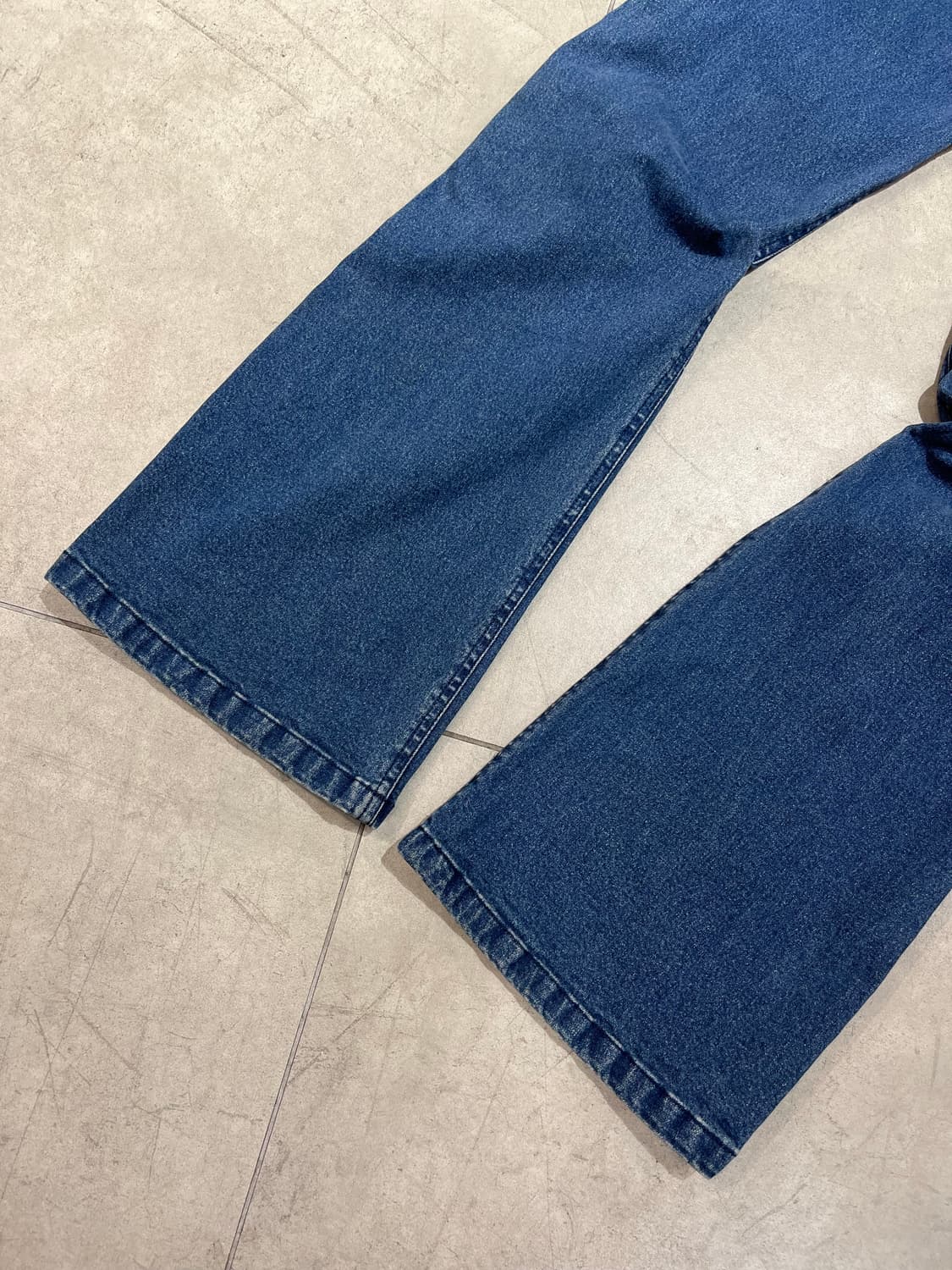 일본 빈티지 카고 스냅버튼 부츠컷 데님 팬츠 상품이미지8