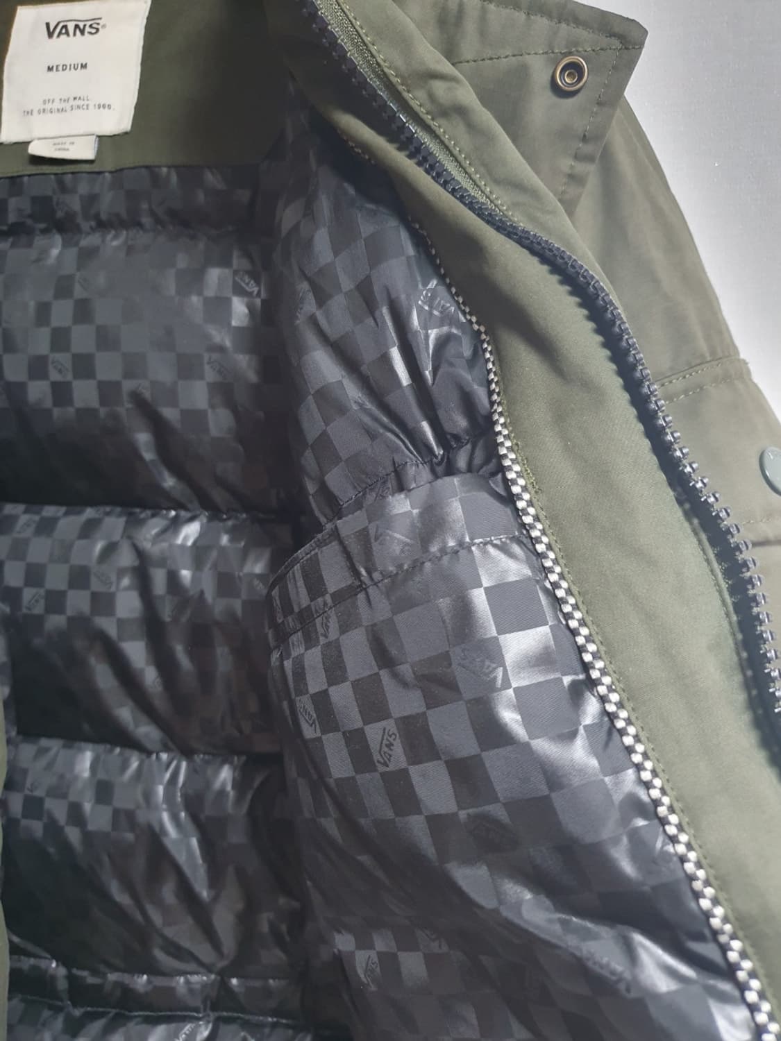 택포 반스 패딩 덕다운 카키 헤비덕다운 M 상품이미지4