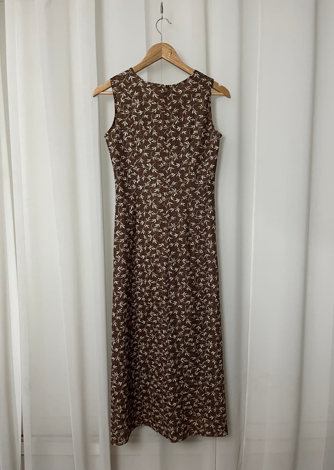 Vintage brown long one-piece 상품이미지7