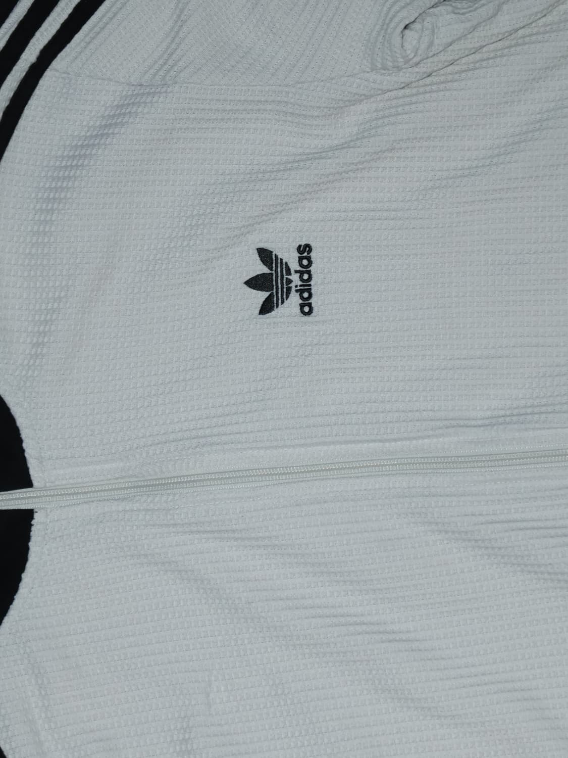 아디다스 와플 꽈배기 트랙탑 져지 화이트 L 상품이미지4