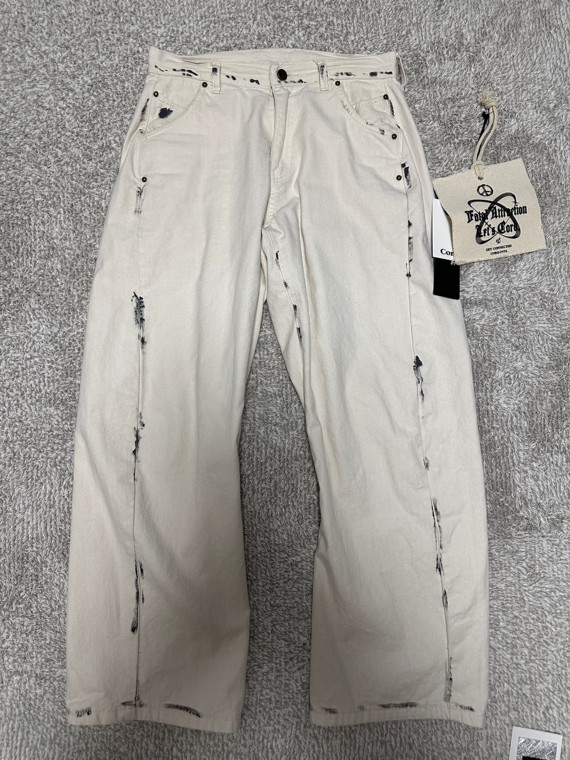 Cord 코드 커비 페인터 트윌 팬츠 M 아이보리  상품이미지4