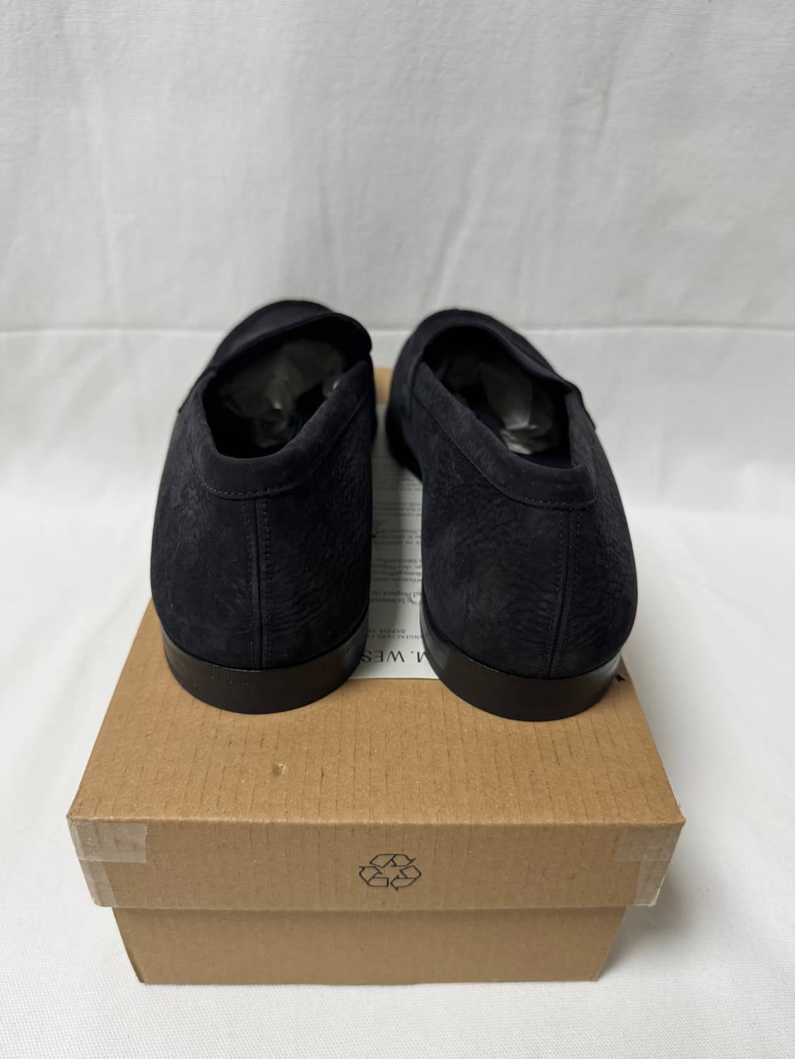 JMWeston 제이엠웨스통 블랙 누벅 로퍼 8D 상품이미지6