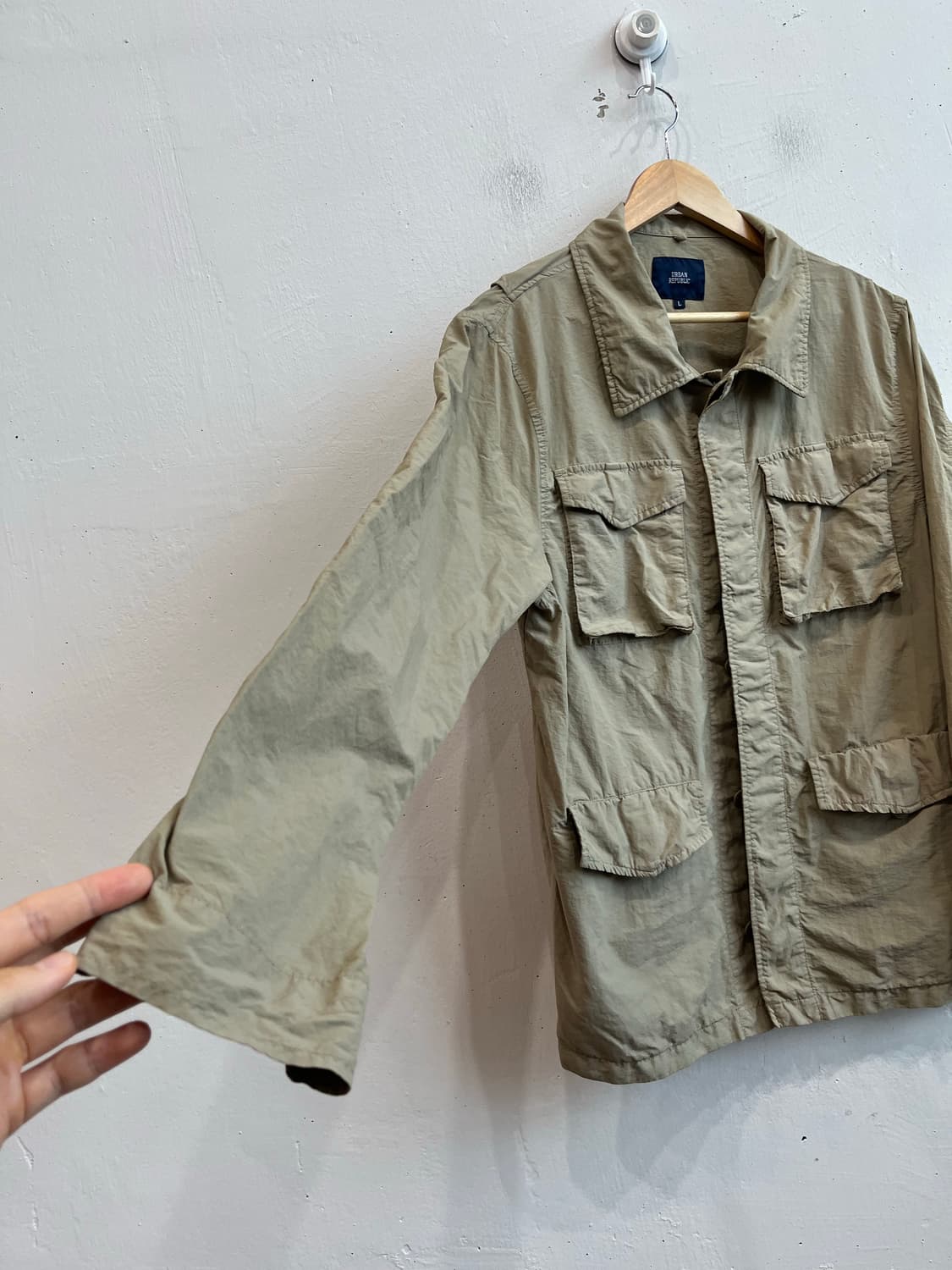 URBAN REPUBLIC 나일론 사파리 자켓 L 상품이미지3
