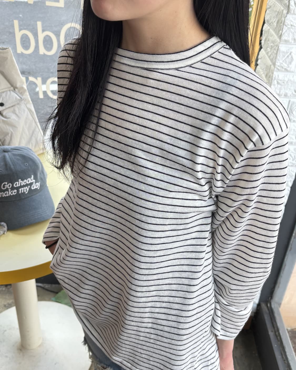 일본빈티지 스트라이프 긴팔티 상품이미지2