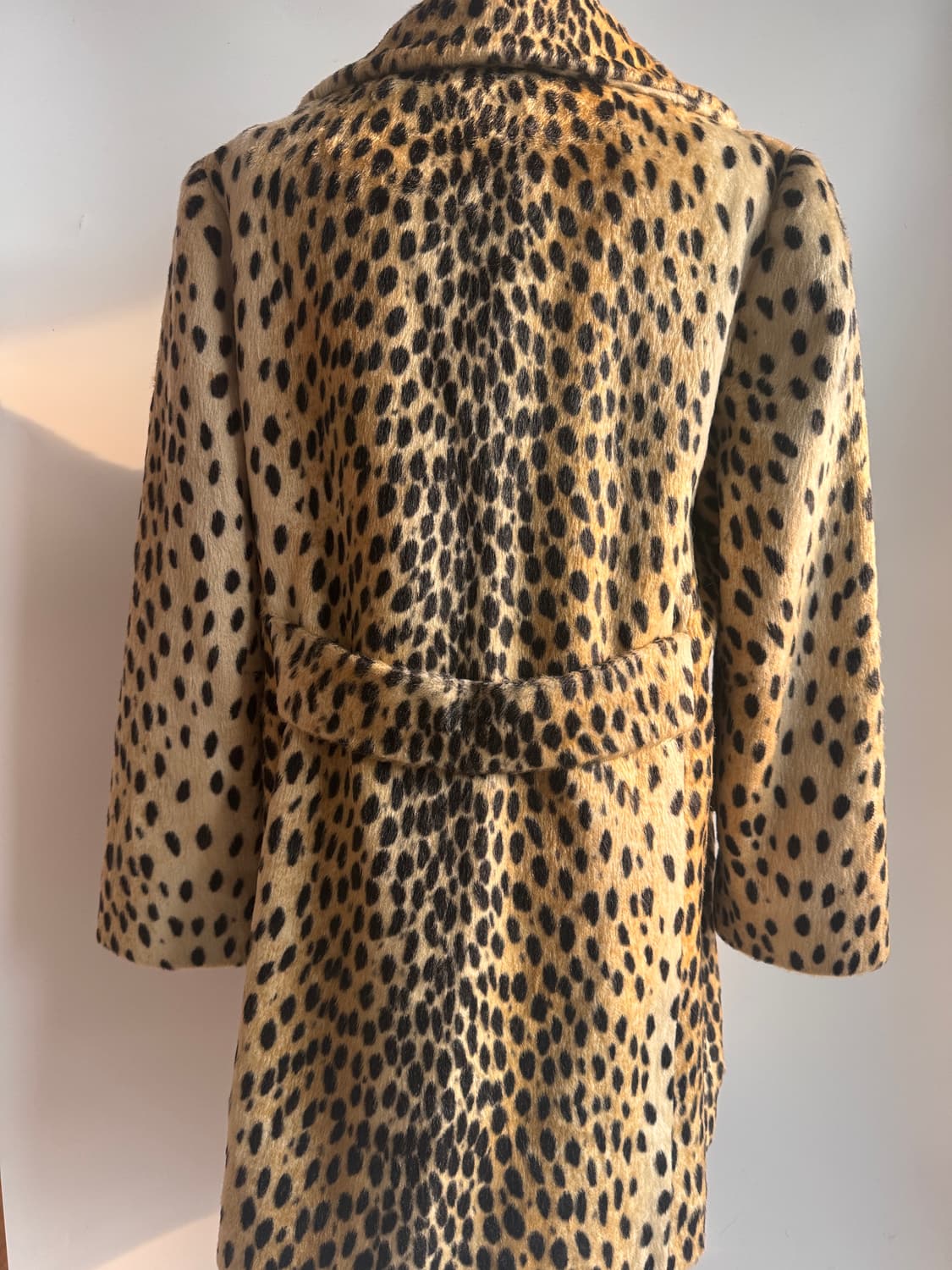 일본빈티지 호피 퍼 롱코트 오네갸루 긱시크  상품이미지4