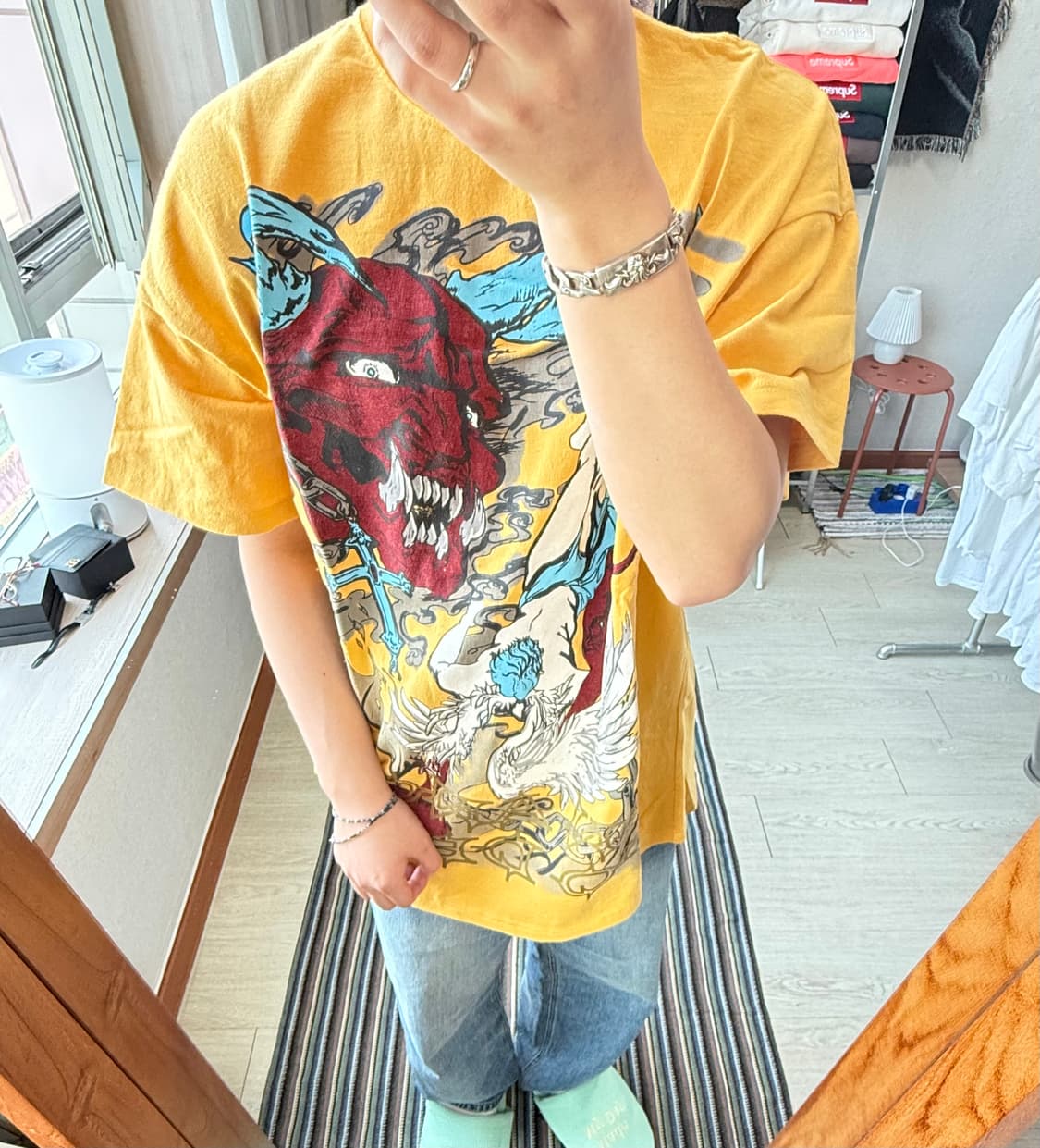 Rapahell 오리엔탈 반팔 티셔츠 상품이미지1