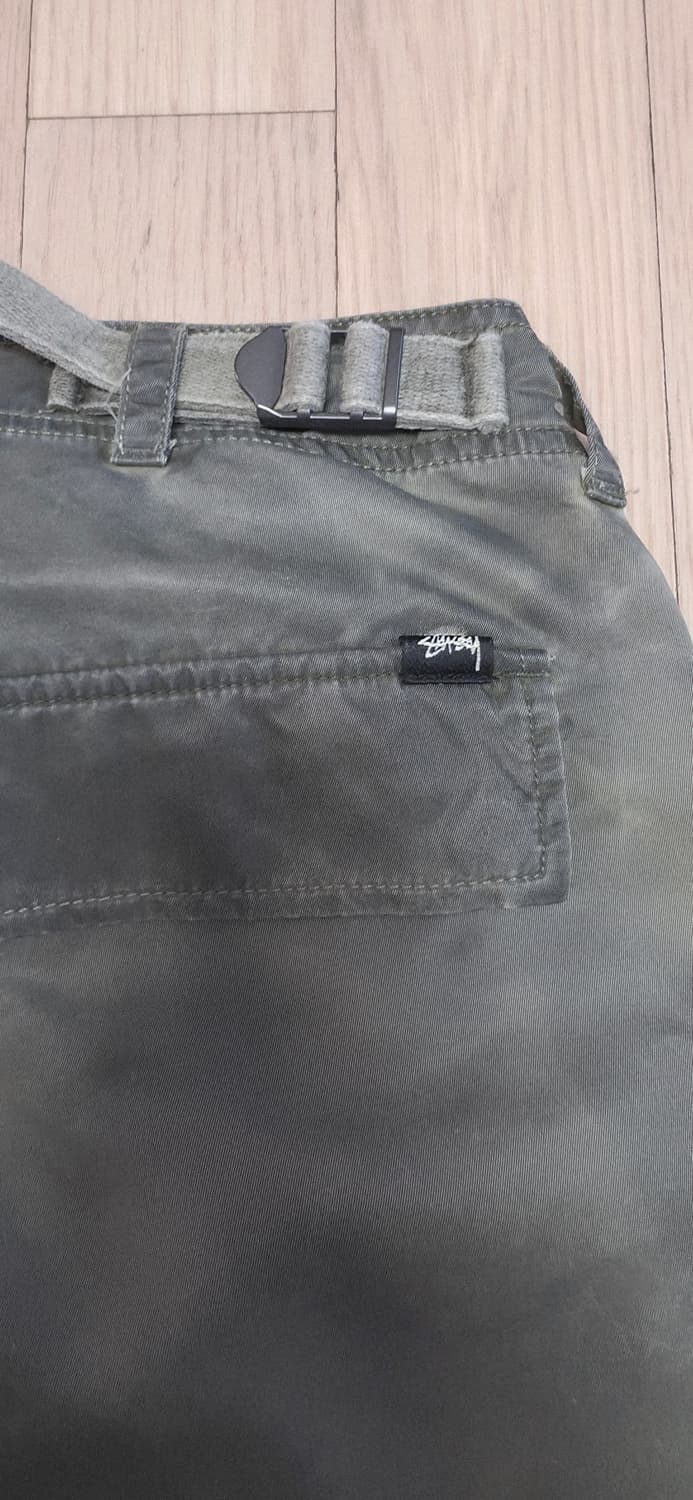 스투시 나일론 카고 팬츠 올리브 32인치 상품이미지4