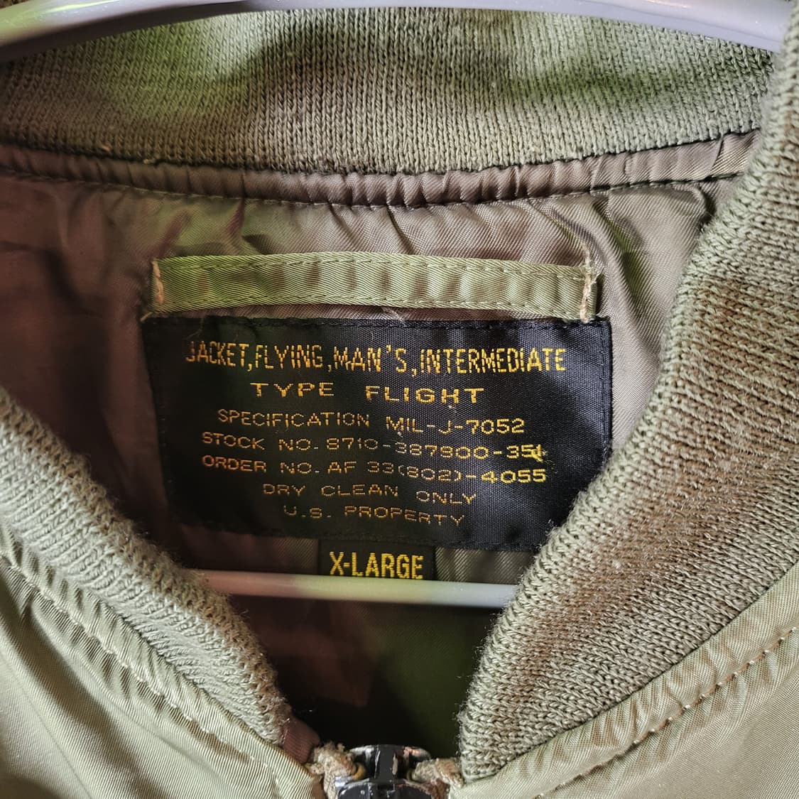 Us 에어포스 vf-24 항공 점퍼  (XL) 상품이미지7