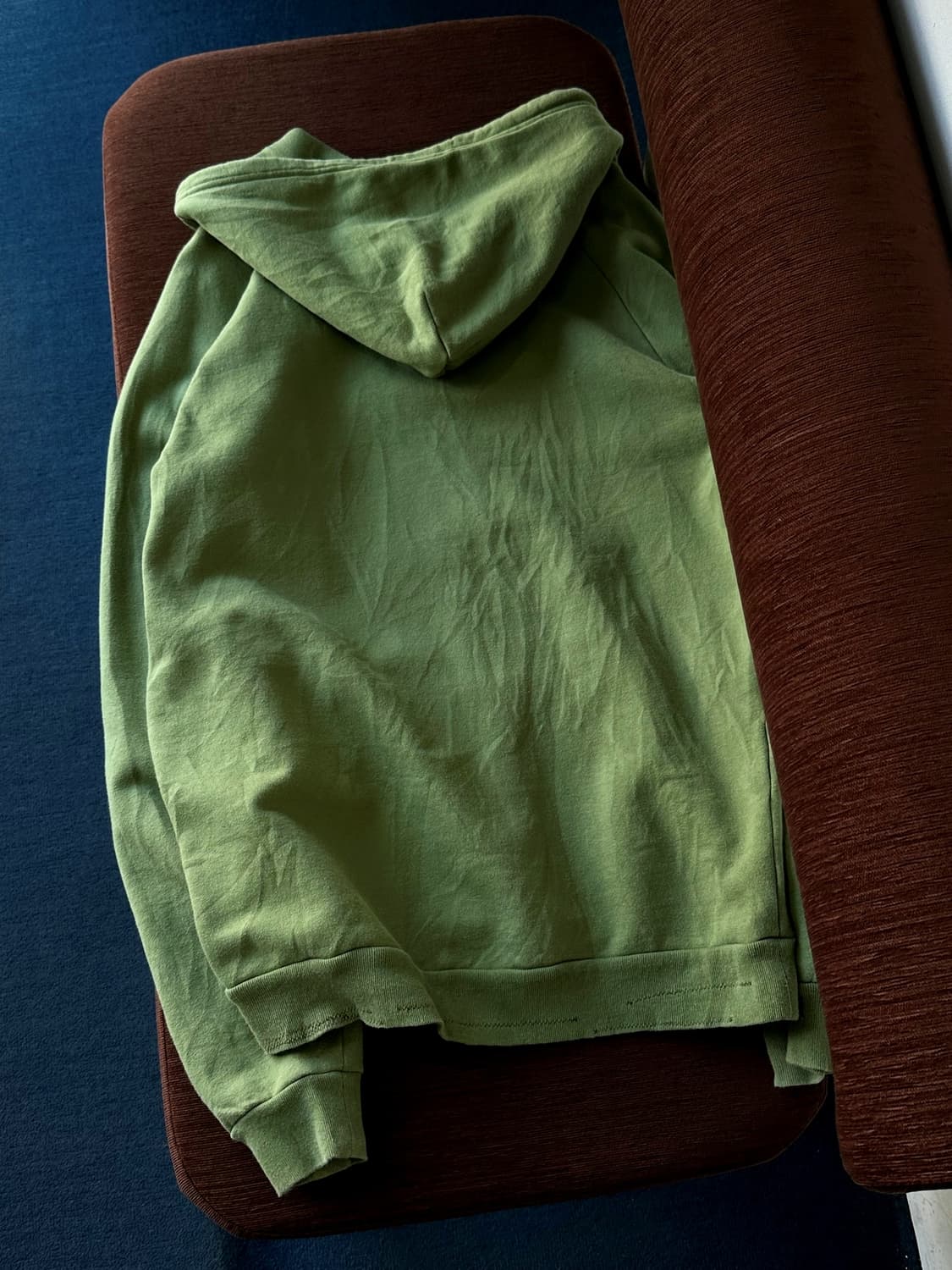 Stitch design sweat hood zip parka 상품이미지5