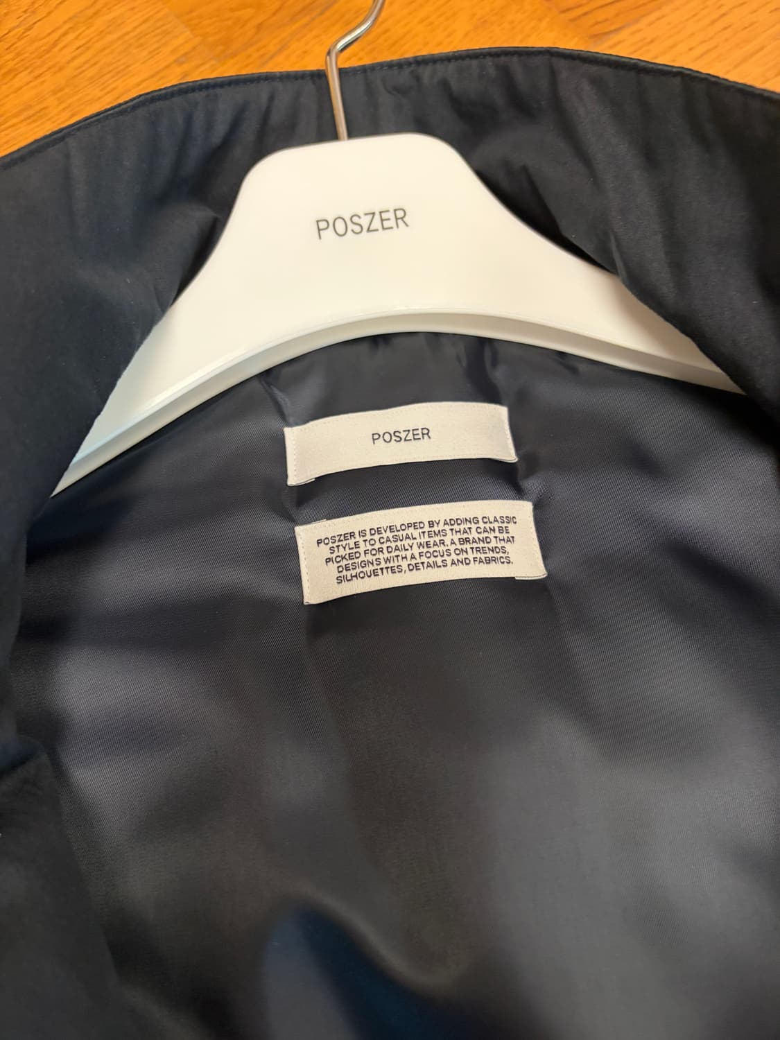 [F] 포저 미니멀 볼륨 패딩 자켓 딥네이비 상품이미지2