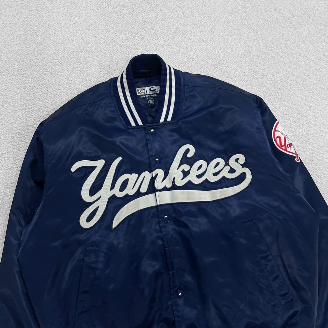 쿠퍼스타운 양키즈 베이스볼 점퍼 자켓 네이비 상품이미지2
