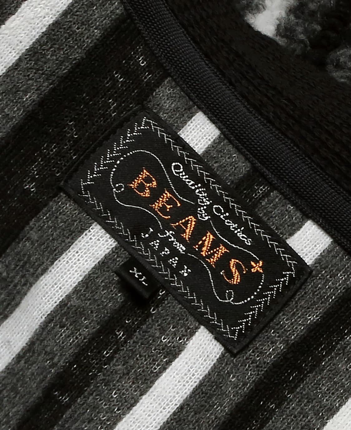 빔즈 플러스 [Beams +] 부클 스트라이프 브이넥 가디건 상품이미지6