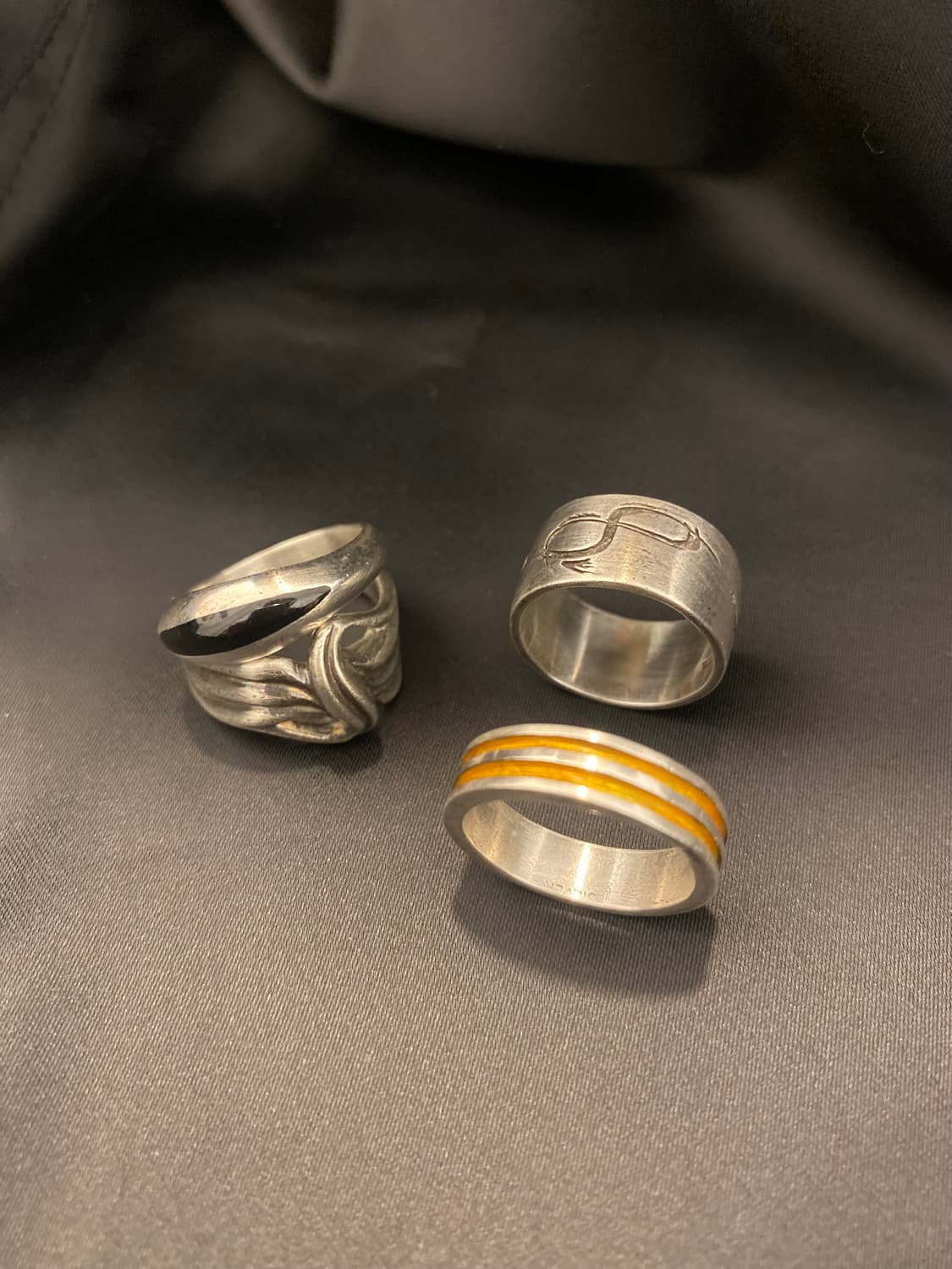 Orange 七寶 925silver ring 상품이미지4