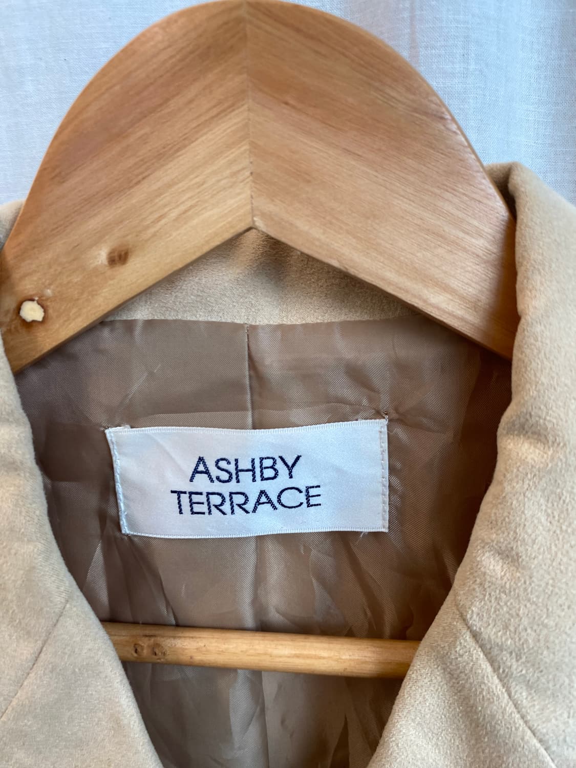 ASHBY TERRACE 레몬베이지 스웨이드 자켓(L) 상품이미지7