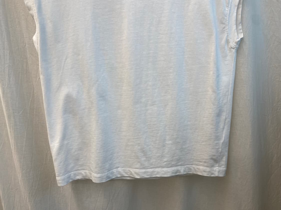 AMERICAN HOLIC 화이트 슬리브리스탑(L) 상품이미지5