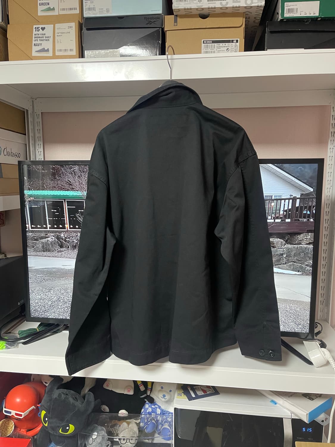 Neighborhood Dickies 콜라보 워크 자켓 블랙 XL 상품이미지4