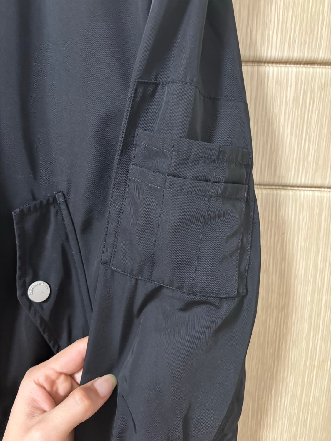 캘빈클라인 블랙 봄버 자켓 상품이미지5