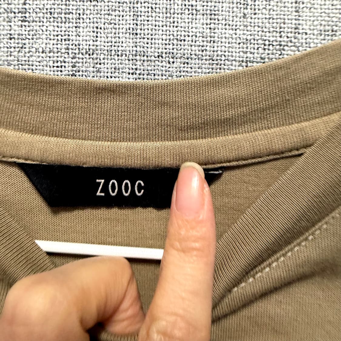 ZOOC 반팔 티셔츠 브라운 프린팅  상품이미지3