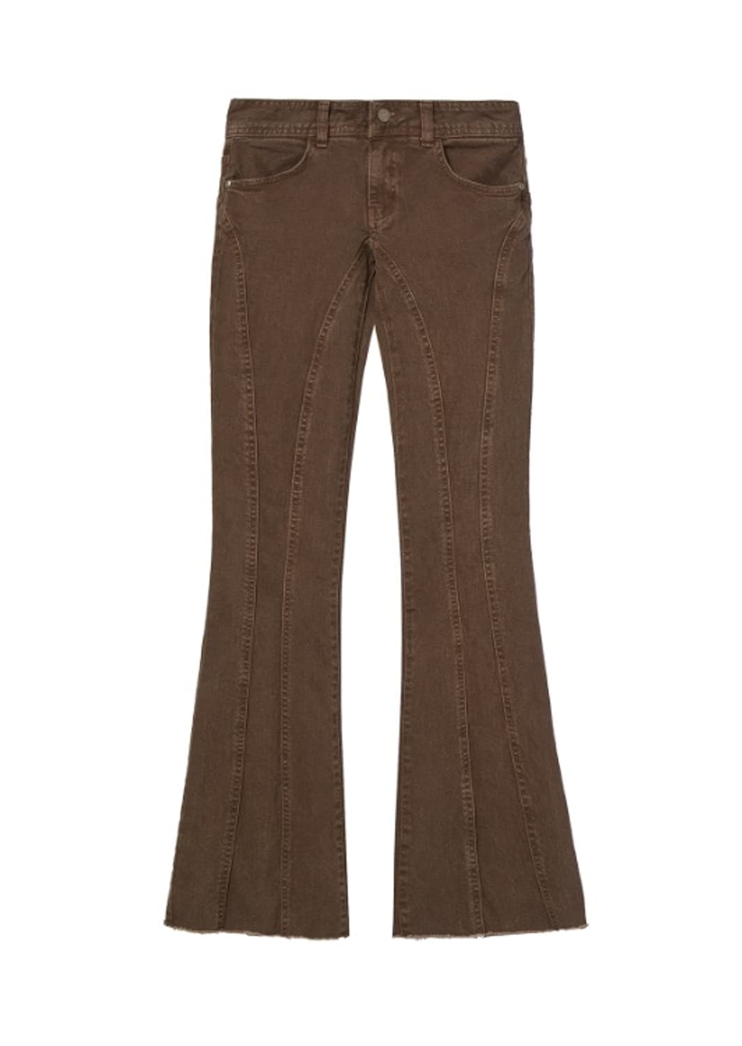 더오픈프로덕트 브라운 부츠컷 상품이미지1