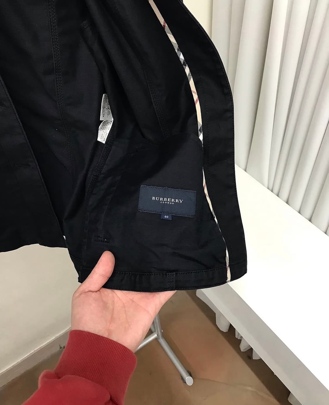 버버리 은장 절개 코튼 자켓 상품이미지7