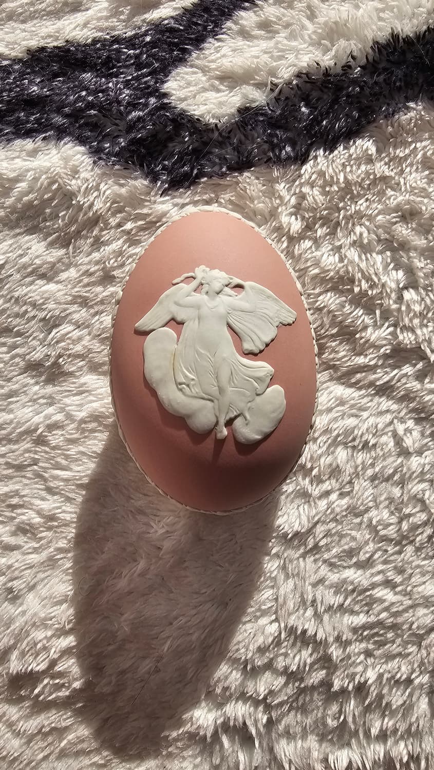 (빈티지)웨지우드 제스퍼 핑크 에그 트링킷 상품이미지1