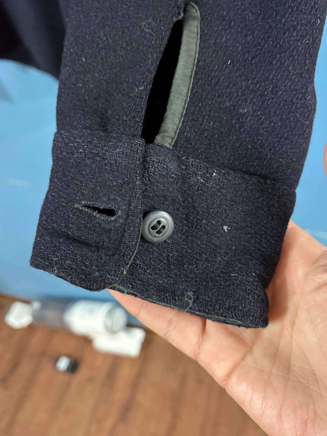 Rare!!! 40-50’s USN Cpo Navy Shirt  상품이미지10