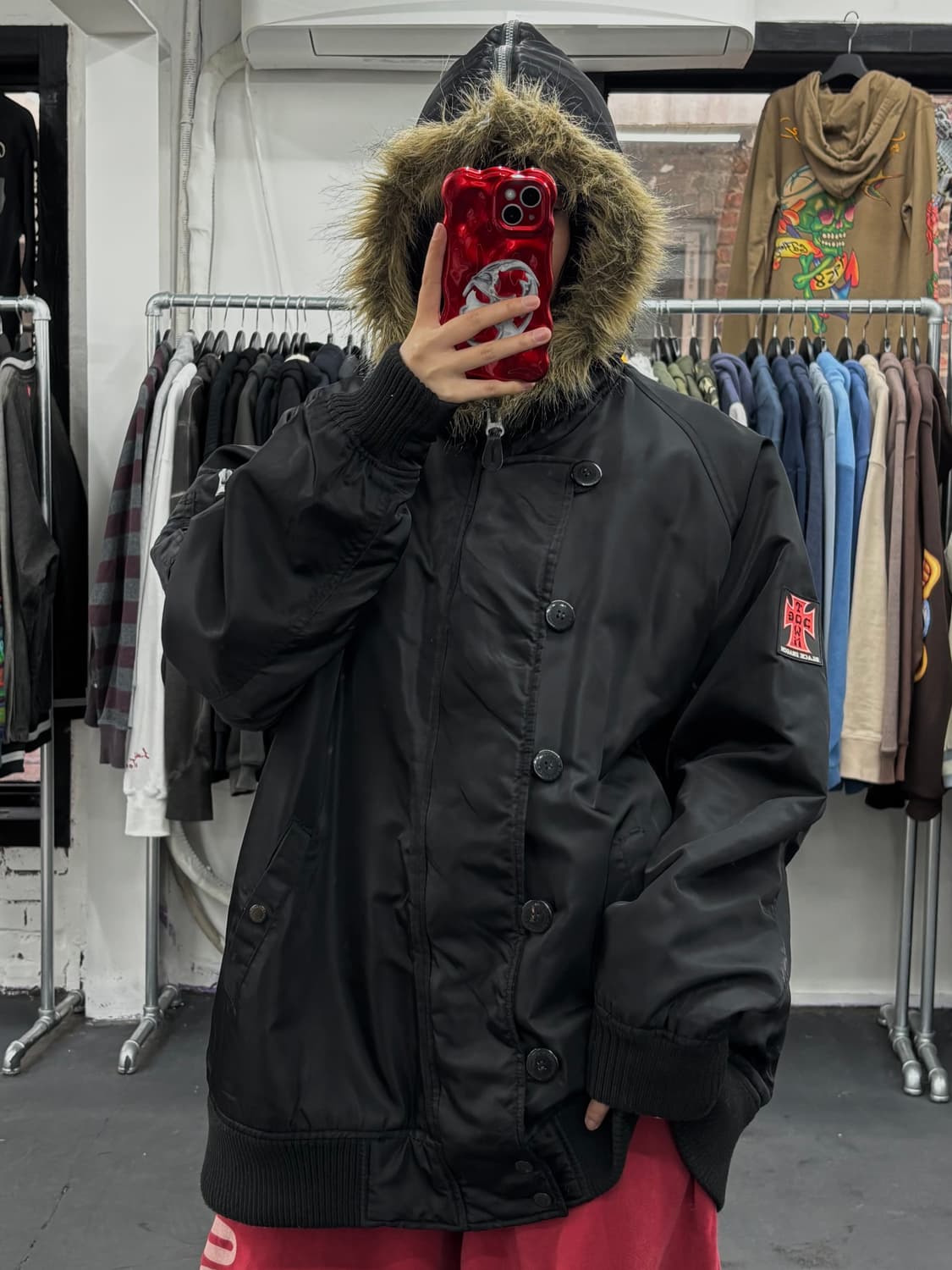 도그타운 오리엔탈 N2B 퍼 후드 자켓 상품이미지2