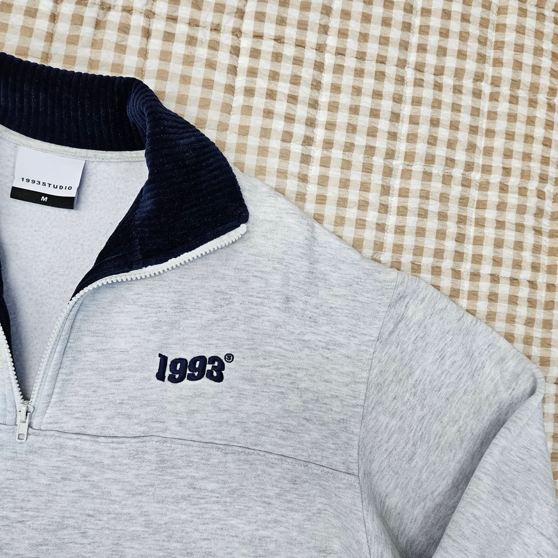 1993스튜디오 오버핏 기모 맨투맨 남자100 상품이미지4