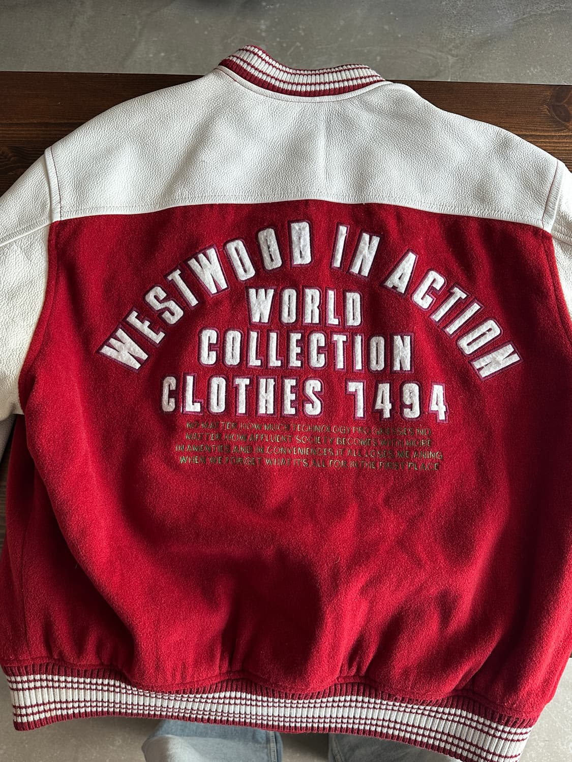 WESTWOOD IN ACTION 바시티 자켓 상품이미지5