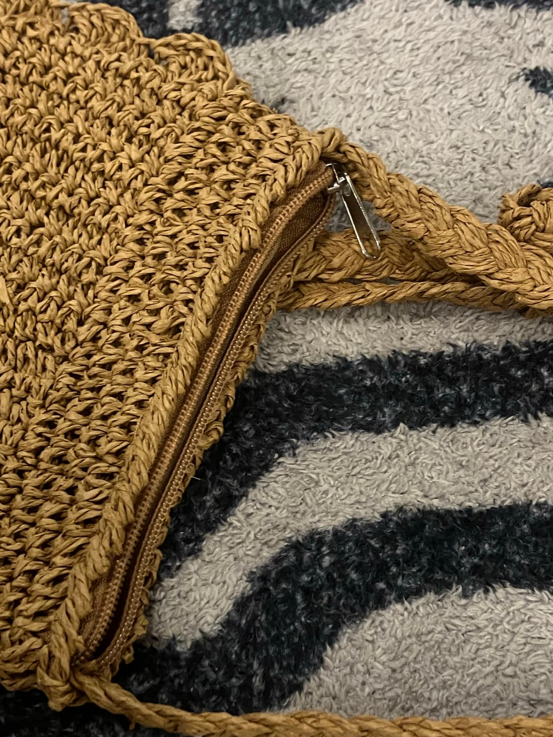 빈티지 뜨개 숄더백 브라운 #csz2129 상품이미지2