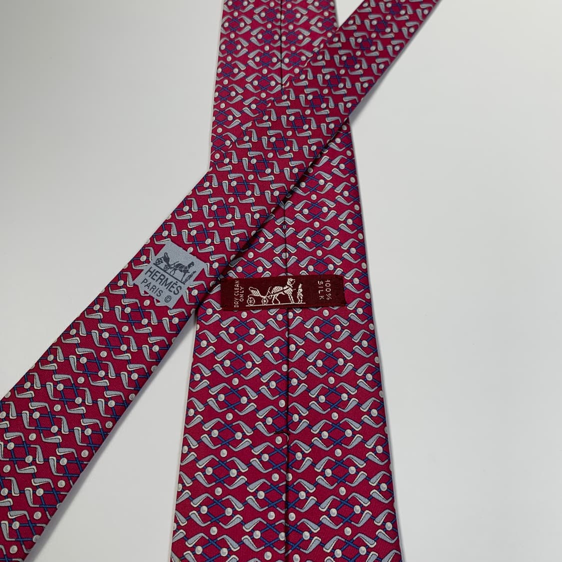 에르메스(HERMES) 명품 프랑스 100실크 결혼식넥타이 A등급 상품이미지5