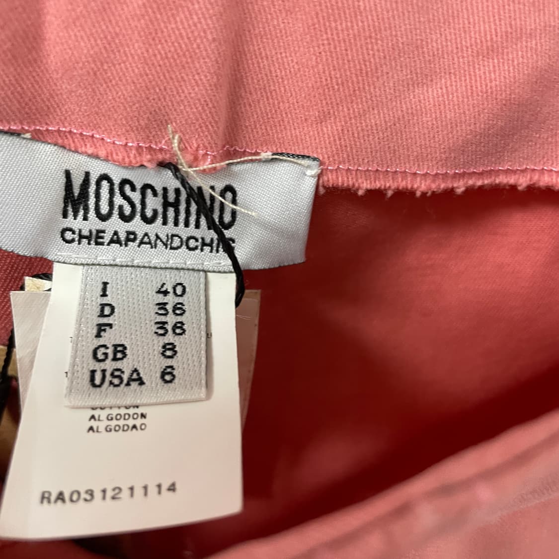 모스키노 핑크 팬츠 40(W) 상품이미지5