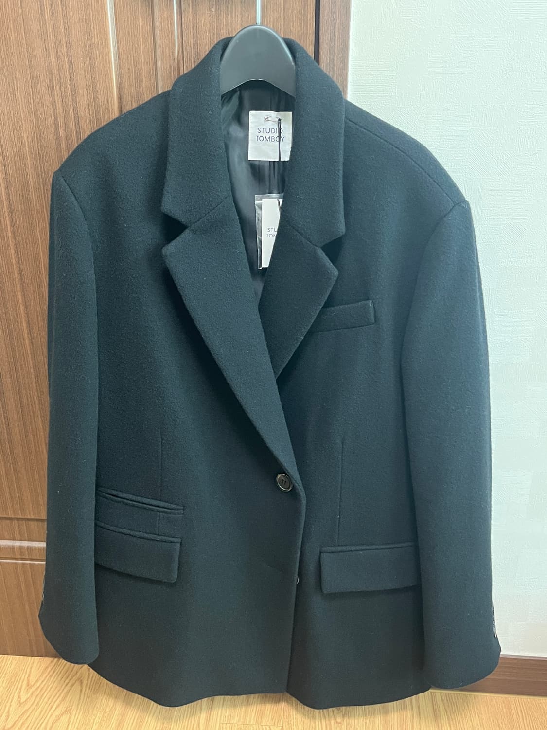 (새상품) 스튜디오 톰보이 반더블 방모 자켓 상품이미지3