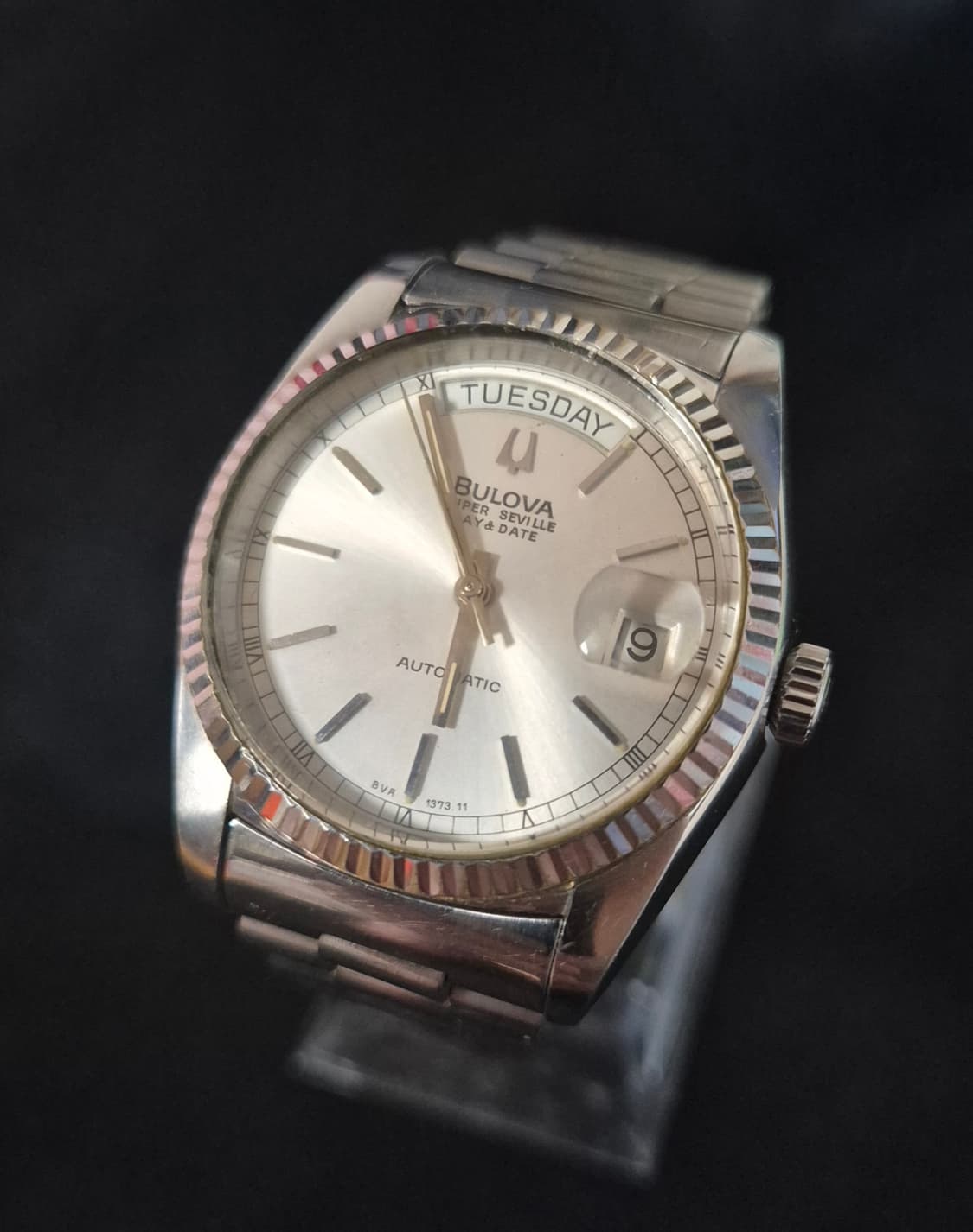 부로바 슈퍼세빌 데이데이트 실버 오트메틱 상품이미지2