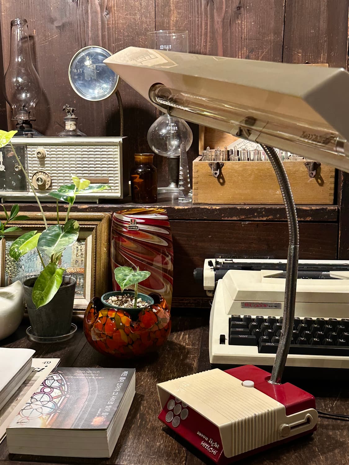 히타치 빈티지 탁상 스탠드 조명 상품이미지5