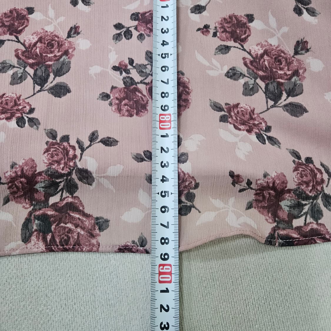 85 로엠X디즈니 플라워 쉬폰 원피스 0402Y 상품이미지6