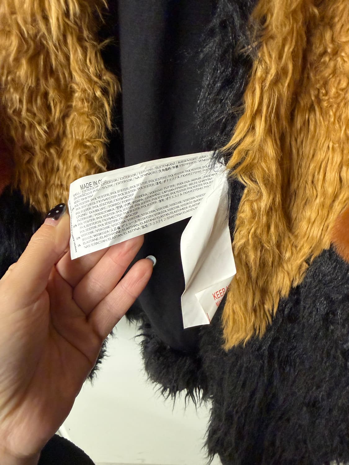 일본빈티지 Heavy Hearts Faux Fur Coat 퍼 자켓 상품이미지8