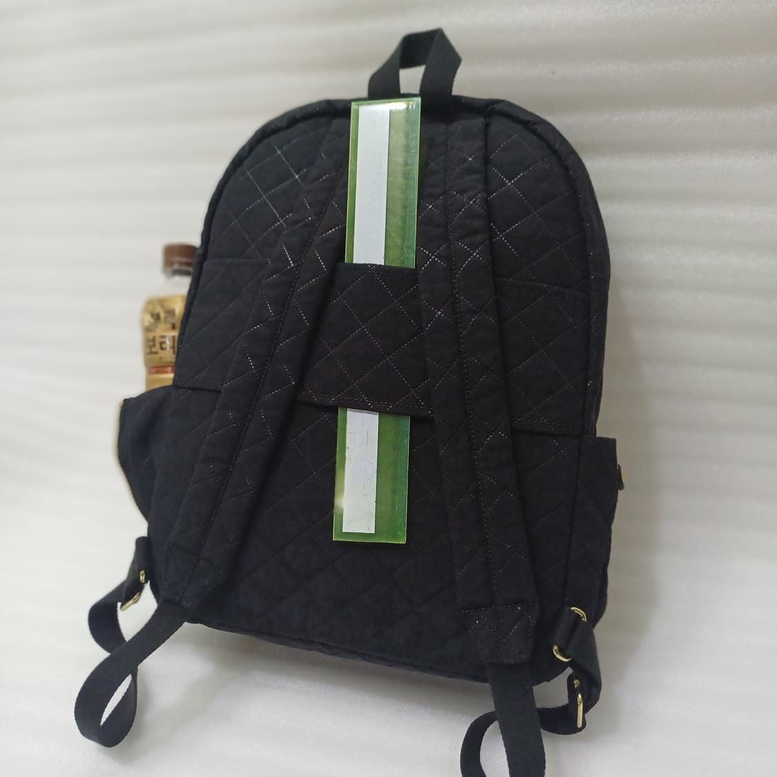 정품 키플링 퀼팅 백팩 L 학생 일상 여행 가방 블랙 훌륭 사랑봉봉정품  상품이미지3